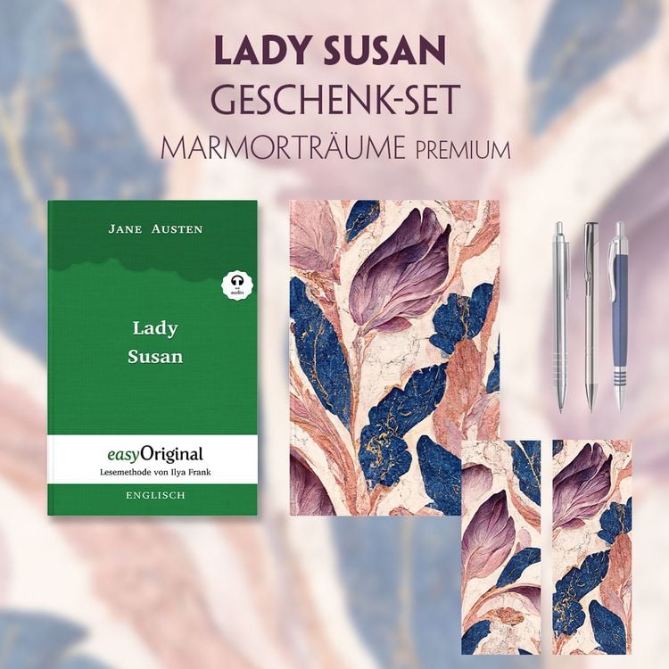 Bild vom Artikel Lady Susan Geschenkset (Hardcover + Audio-Online) + Marmorträume Schreibset Premium vom Autor Jane Austen