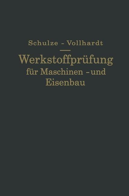 Produktbild: Werkstoffpr&uuml;fung f&uuml;r Maschinen- und Eisenbau