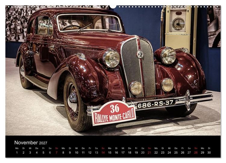 Produktbild: Faszination Oldtimer und Autolegenden (hochwertiger Premium Wandkalender 2027 DIN A2 quer), Kunstdruck in Hochglanz