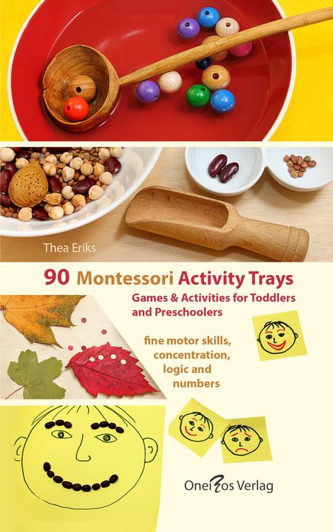 Produktbild: 90 Montessori Activity Trays. Fine Motor Skills, Concentration, Logic and Numbers