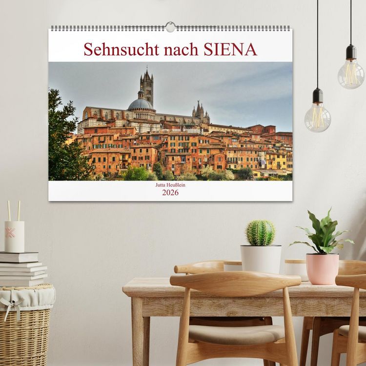 Produktbild: Sehnsucht nach SIENA (Wandkalender 2026 DIN A2 quer), CALVENDO Monatskalender