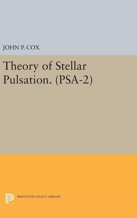 Produktbild: Theory of Stellar Pulsation. (PSA-2), Volume 2