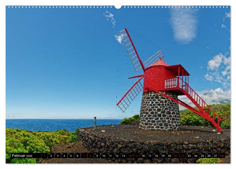 Produktbild: Pico Azoren - Vulkanisch gepr&auml;gte Trauminsel im Atlantik (hochwertiger Premium Wandkalender 2026 DIN A2 quer), Kunstdruck in Hochglanz