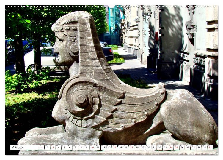 Produktbild: Jugendstil in Riga - Schmuckst&uuml;cke der lettischen Hauptstadt (Wandkalender 2026 DIN A2 quer), CALVENDO Monatskalender