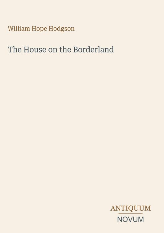 Produktbild: The House on the Borderland