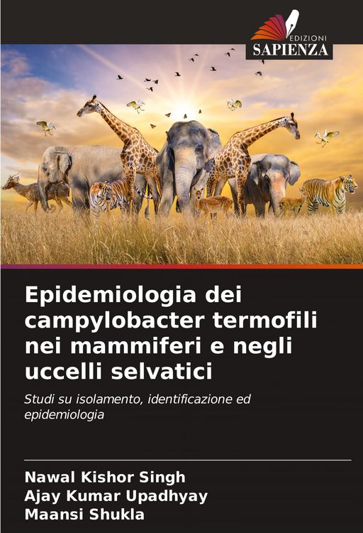 Produktbild: Epidemiologia dei campylobacter termofili nei mammiferi e negli uccelli selvatici