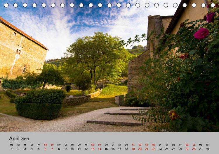 Produktbild: Zauberhaftes Franche Comt&eacute; (Tischkalender 2019 DIN A5 quer)