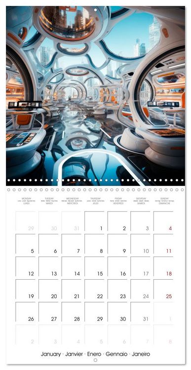 Produktbild: METAVERSE Real thrill (Wall Calendar 2026 12 &times; 12 Inch) CALVENDO 12 Month Wall Calendar
