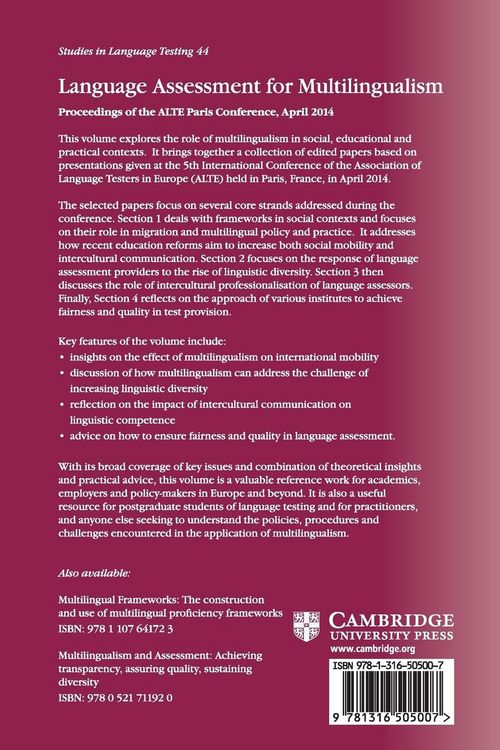 Produktbild: Lang Assessmnt fr Mltilingualsm PB