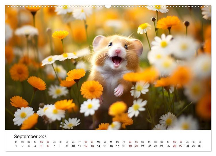 Produktbild: Magic Animals (hochwertiger Premium Wandkalender 2026 DIN A2 quer), Kunstdruck in Hochglanz