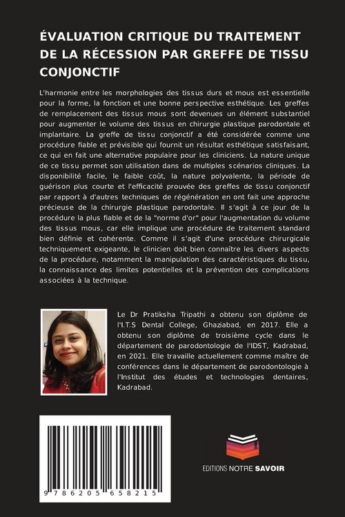 Produktbild: &Eacute;valuation Critique Du Traitement De La R&eacute;cession Par Greffe De Tissu Conjonctif