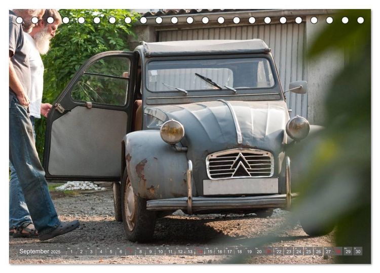 Produktbild: Citro&euml;n 2CV Alte Liebe rostet nicht (Tischkalender 2025 DIN A5 quer), CALVENDO Monatskalender