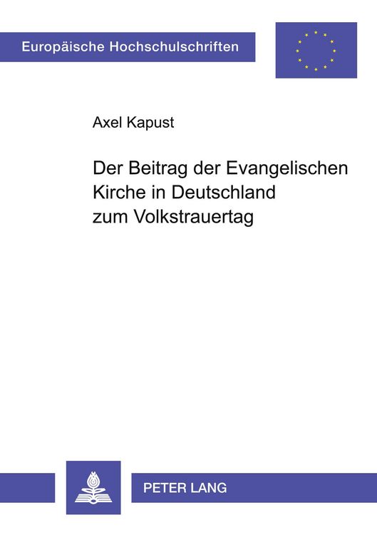 Produktbild: Der Beitrag der Evangelischen Kirche in Deutschland zum Volkstrauertag