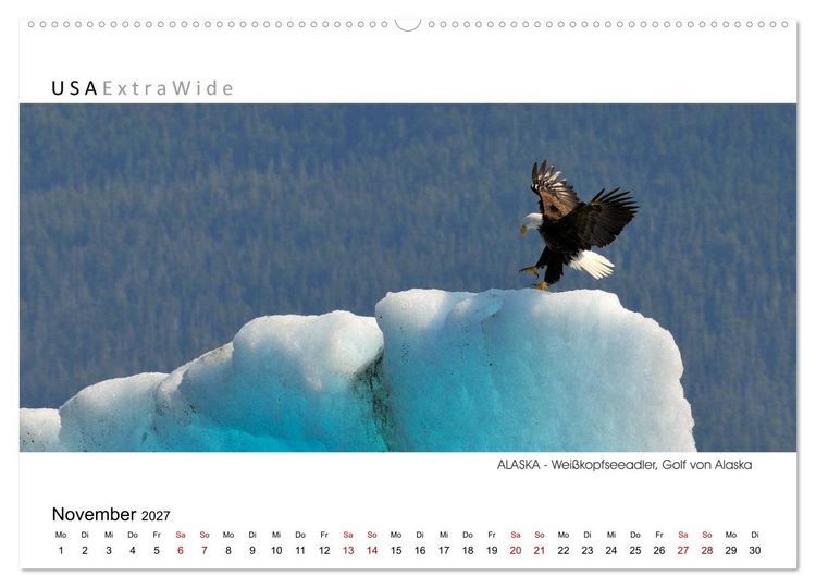 Produktbild: Entdeckungsreise durch ALASKA (hochwertiger Premium Wandkalender 2027 DIN A2 quer), Kunstdruck in Hochglanz