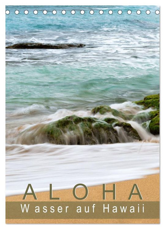Produktbild: Aloha - Wasser auf Hawaii (Tischkalender 2026 DIN A5 hoch), CALVENDO Monatskalender