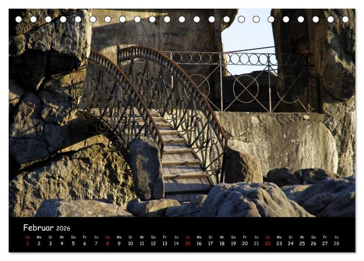 Produktbild: Die Externsteine (Tischkalender 2026 DIN A5 quer), CALVENDO Monatskalender