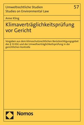 Produktbild: Klimavertr&auml;glichkeitspr&uuml;fung vor Gericht