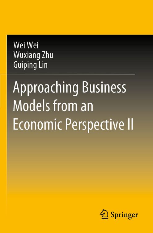 Produktbild: Approaching Business Models from an Economic Perspective II