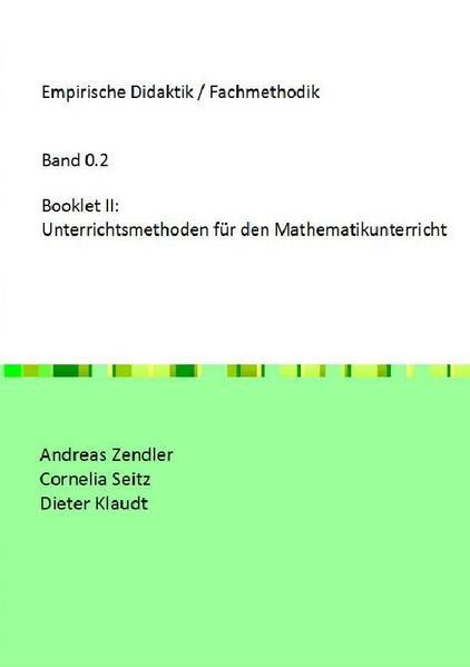 Produktbild: Empirische Didaktik / Fachmethodik / Booklet II