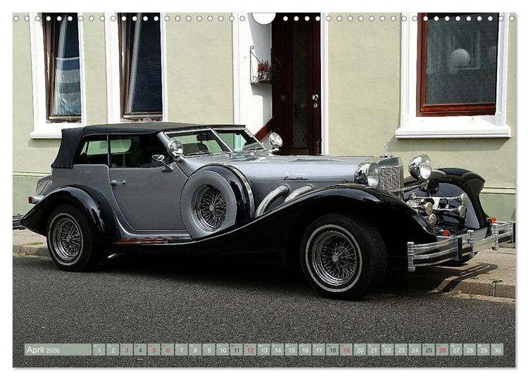 Produktbild: Oldtimer vergangenger Jahrzehnte (Wandkalender 2026 DIN A3 quer), CALVENDO Monatskalender