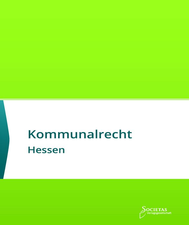 Produktbild: Kommunalrecht Hessen