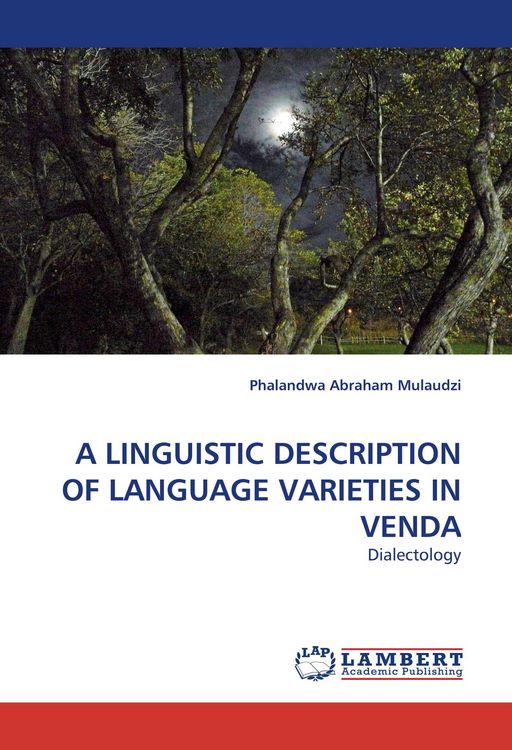 Produktbild: A LINGUISTIC DESCRIPTION OF LANGUAGE VARIETIES IN VENDA