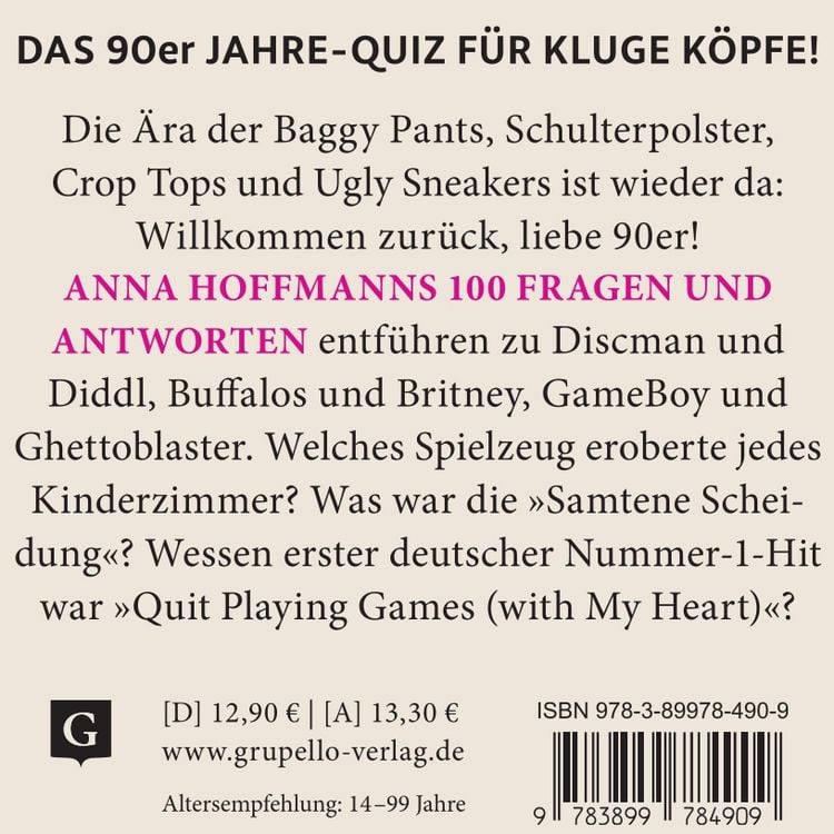 Produktbild: 90er-Jahre-Quiz