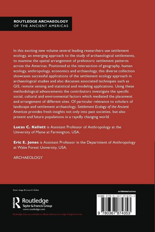 Produktbild: Settlement Ecology of the Ancient Americas