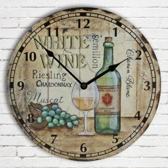 Produktbild: Wanduhr Wein
