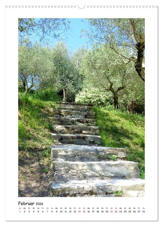 Produktbild: LAKE GARDA DerGardasee: Sirmione und Bardolino (hochwertiger Premium Wandkalender 2026 DIN A2 hoch), Kunstdruck in Hochglanz