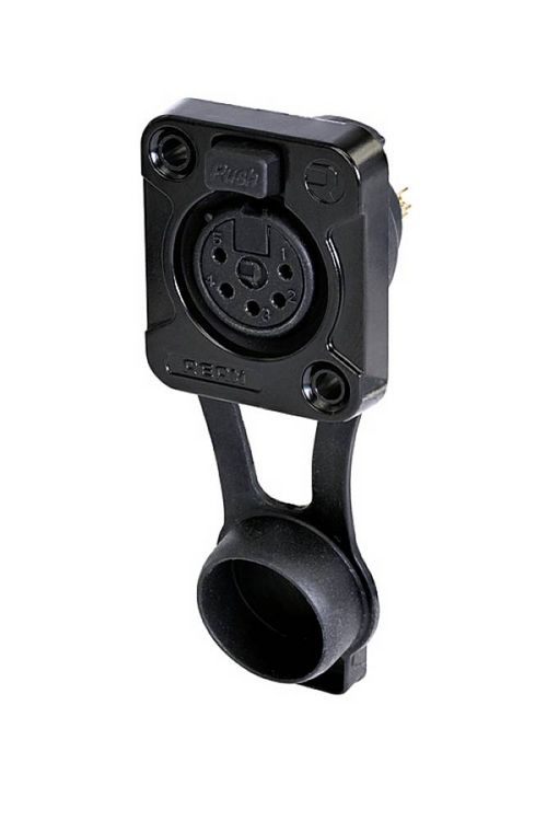 Produktbild: Rean AV RRX5F-Z-002-1 XLR-Steckverbinder Buchse, Einbau Polzahl: 5 1St.