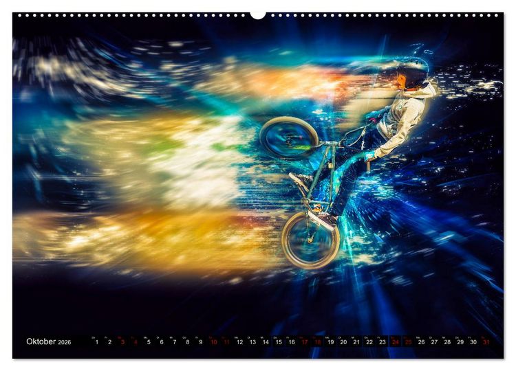 Produktbild: BMX Universum (hochwertiger Premium Wandkalender 2026 DIN A2 quer), Kunstdruck in Hochglanz