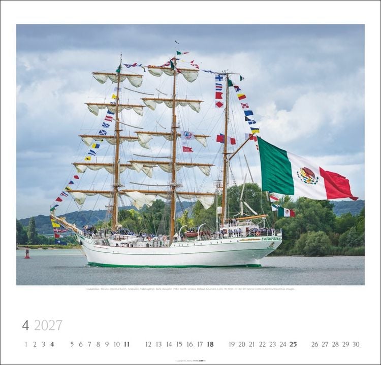 Produktbild: Tall Ships Kalender 2027