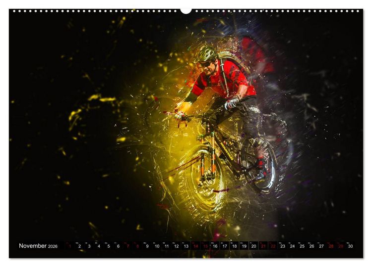 Produktbild: Downhill Explosion (Wandkalender 2026 DIN A2 quer), CALVENDO Monatskalender