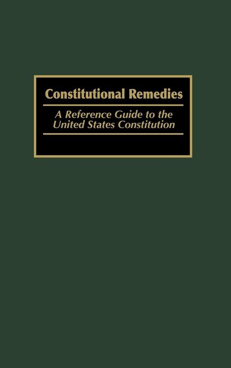Produktbild: Constitutional Remedies