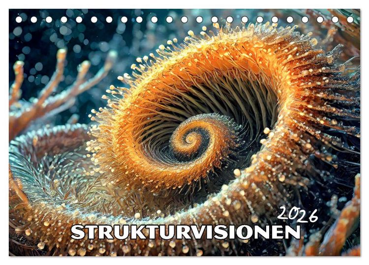 Produktbild: Strukturvisionen (Tischkalender 2026 DIN A5 quer), CALVENDO Monatskalender