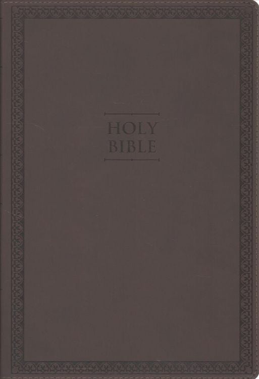 Produktbild: NIV, Value Thinline Bible, Large Print, Imitation Leather, Brown