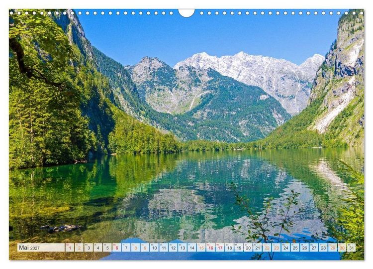 Produktbild: Berchtesgadener Land - Welt der Berge und Seen (Wandkalender 2027 DIN A3 quer), CALVENDO Monatskalender
