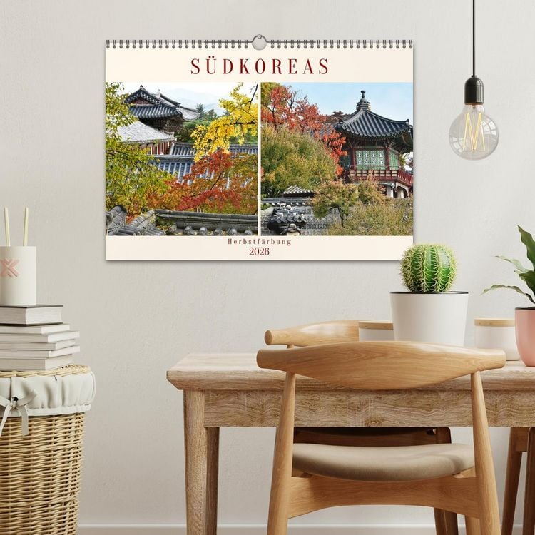 Produktbild: S&uuml;dkoreas Herbstf&auml;rbung (Wandkalender 2026 DIN A3 quer), CALVENDO Monatskalender