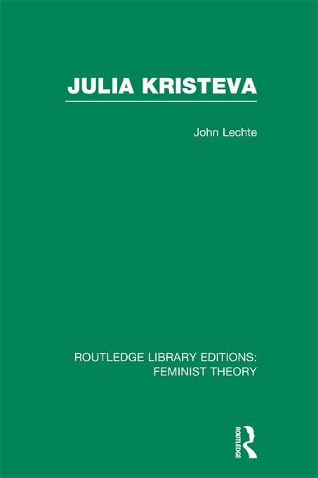 Produktbild: Julia Kristeva (RLE Feminist Theory)