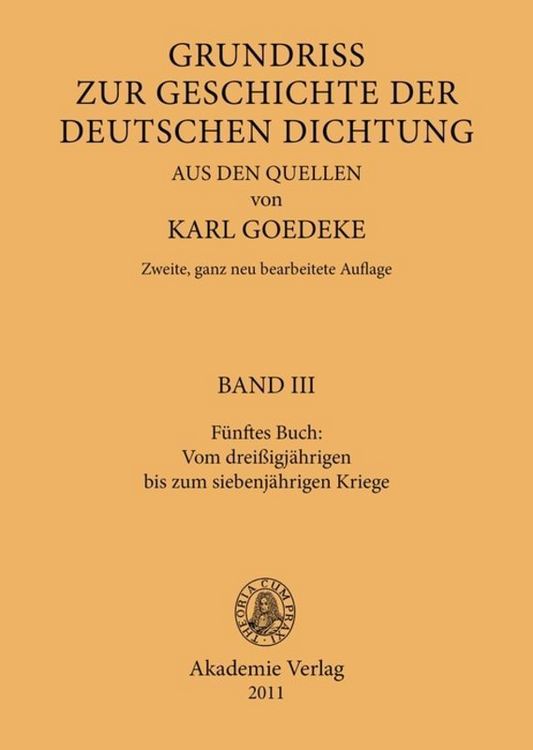 Produktbild: F&uuml;nftes Buch: Vom dreissigj&auml;hrigen bis zum siebenj&auml;hrigen Kriege