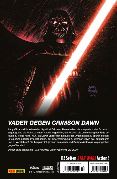 Produktbild: Star Wars Comics: Darth Vader - Jagd auf Crimson Dawn