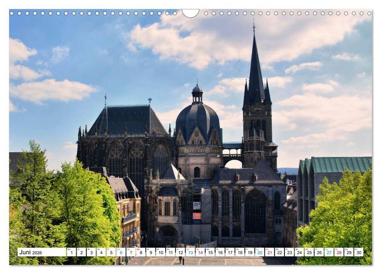 Produktbild: Aachen - Ansichtssache (Wandkalender 2026 DIN A3 quer), CALVENDO Monatskalender