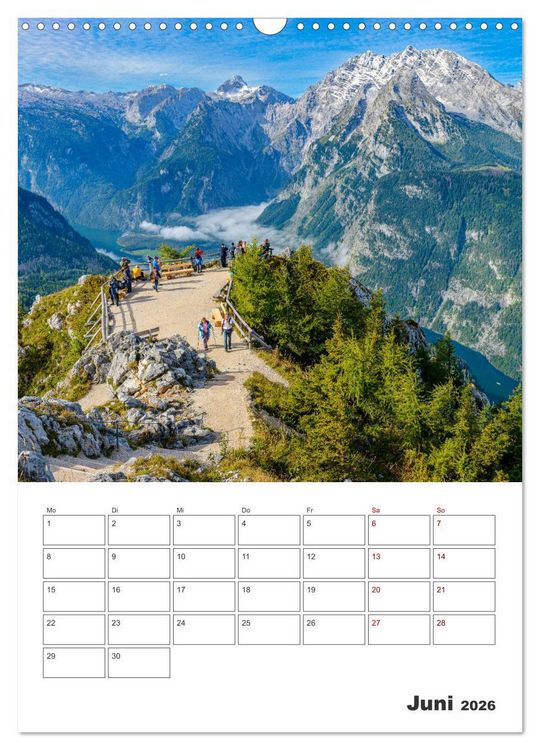 Produktbild: Vier Jahreszeiten im Berchtesgadener Land (Wandkalender 2026 DIN A3 hoch), CALVENDO Monatskalender