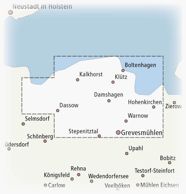 Produktbild: Publicpress Rad- und Wanderkarte Ostseebad Boltenhagen, Kl&uuml;tzer Winkel 1:30.000