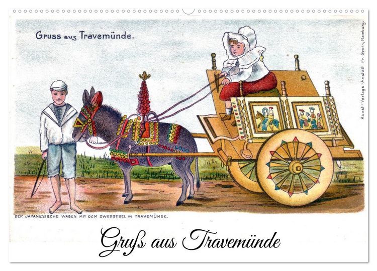 Produktbild: Gru&szlig; aus Travem&uuml;nde (Wandkalender 2026 DIN A2 quer), CALVENDO Monatskalender