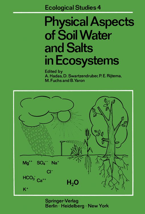 Produktbild: Physical Aspects of Soil Water and Salts in Ecosystems