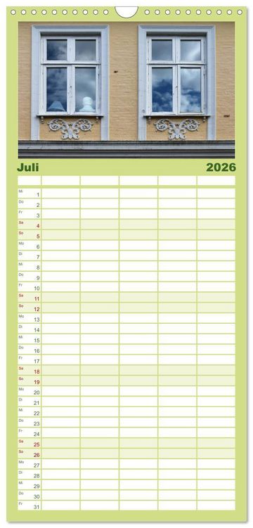 Produktbild: Familienplaner 2026 - Ribe, D&auml;nemarks alte Stadt mit Mittelaltercharme und Wikinger-Vergangenheit mit 5 Spalten (Wandkalender, 21 x 45 cm) CALVENDO