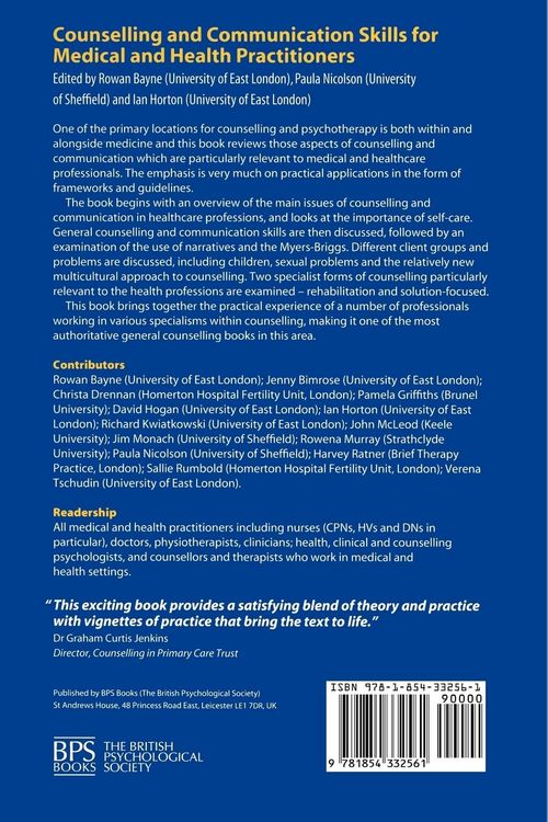Produktbild: Counselling and Communication Skills for Medical and Health Practitioners