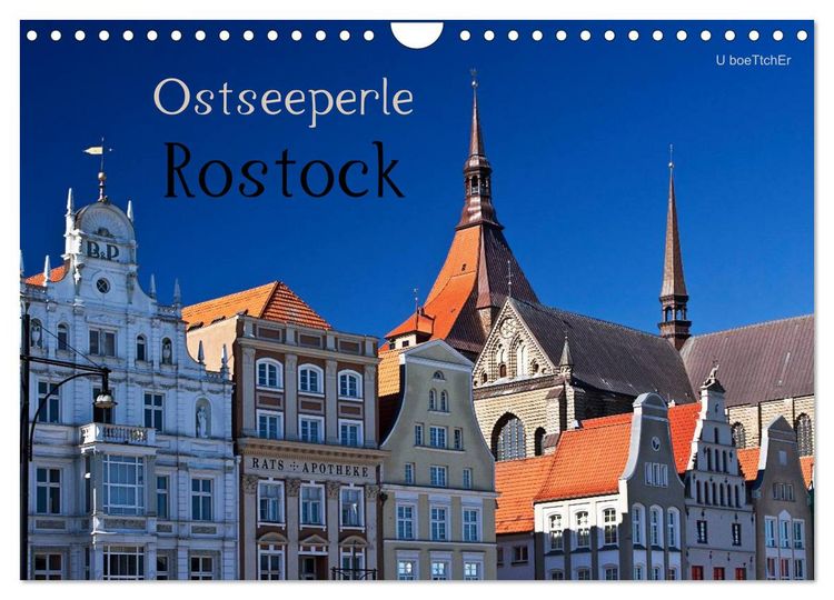Produktbild: Ostseeperle Rostock (Wandkalender 2026 DIN A4 quer), CALVENDO Monatskalender